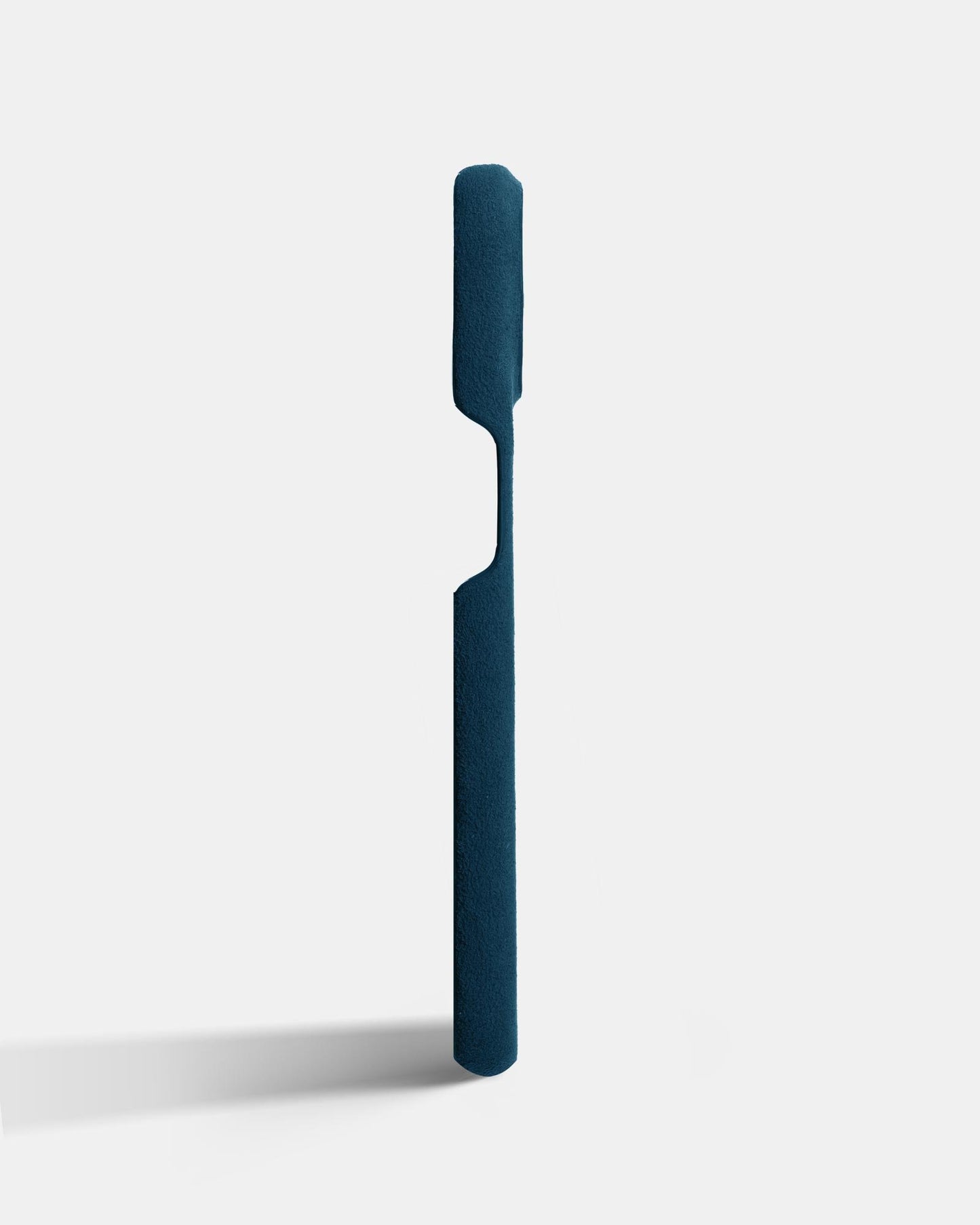 Синій чохол з алькантари для iPhone 14
