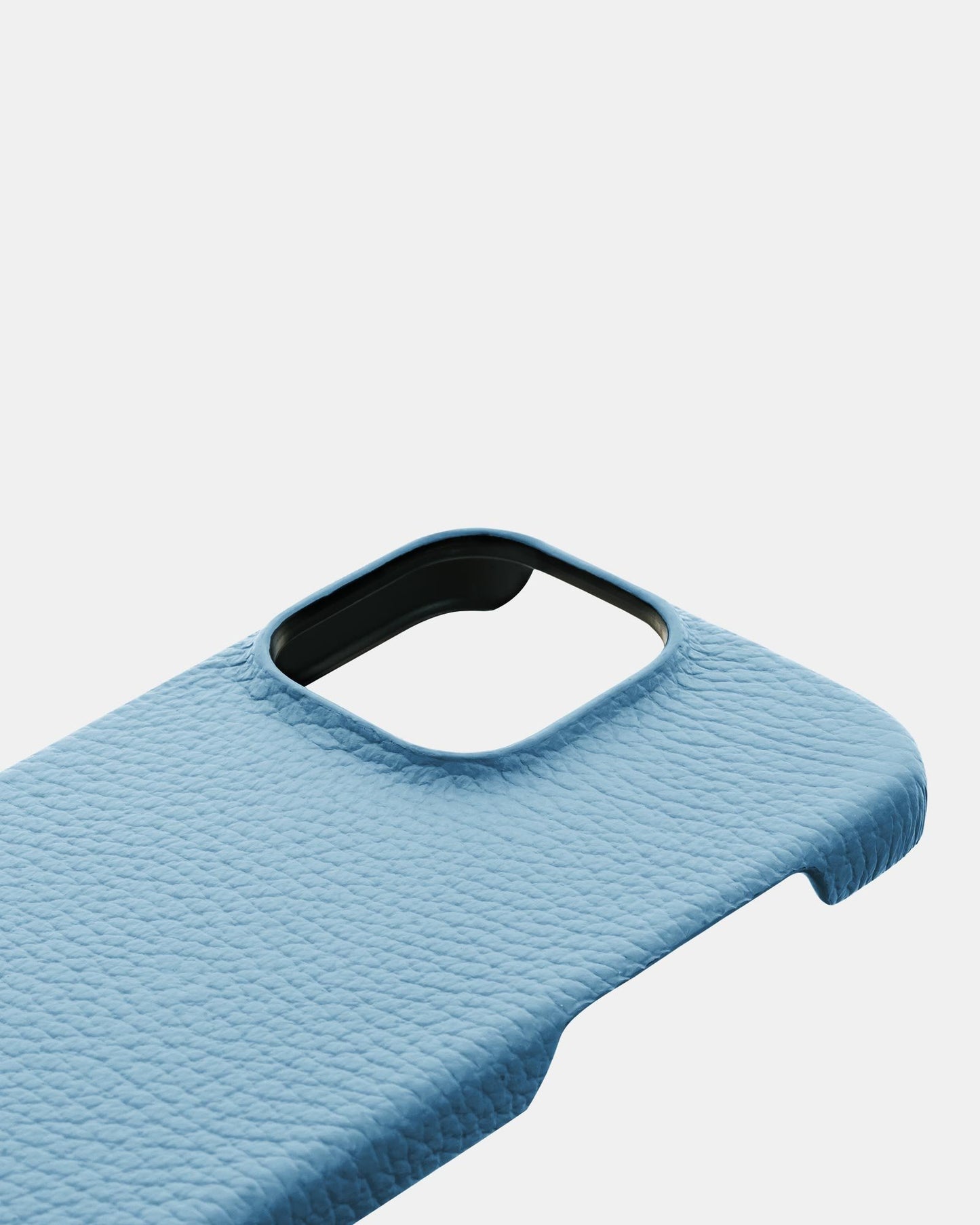 Блакитний шкіряний чохол для iPhone 13 Pro Max