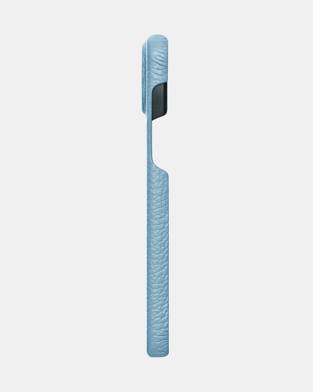 Блакитний шкіряний обтягнутий чохол для iPhone 14