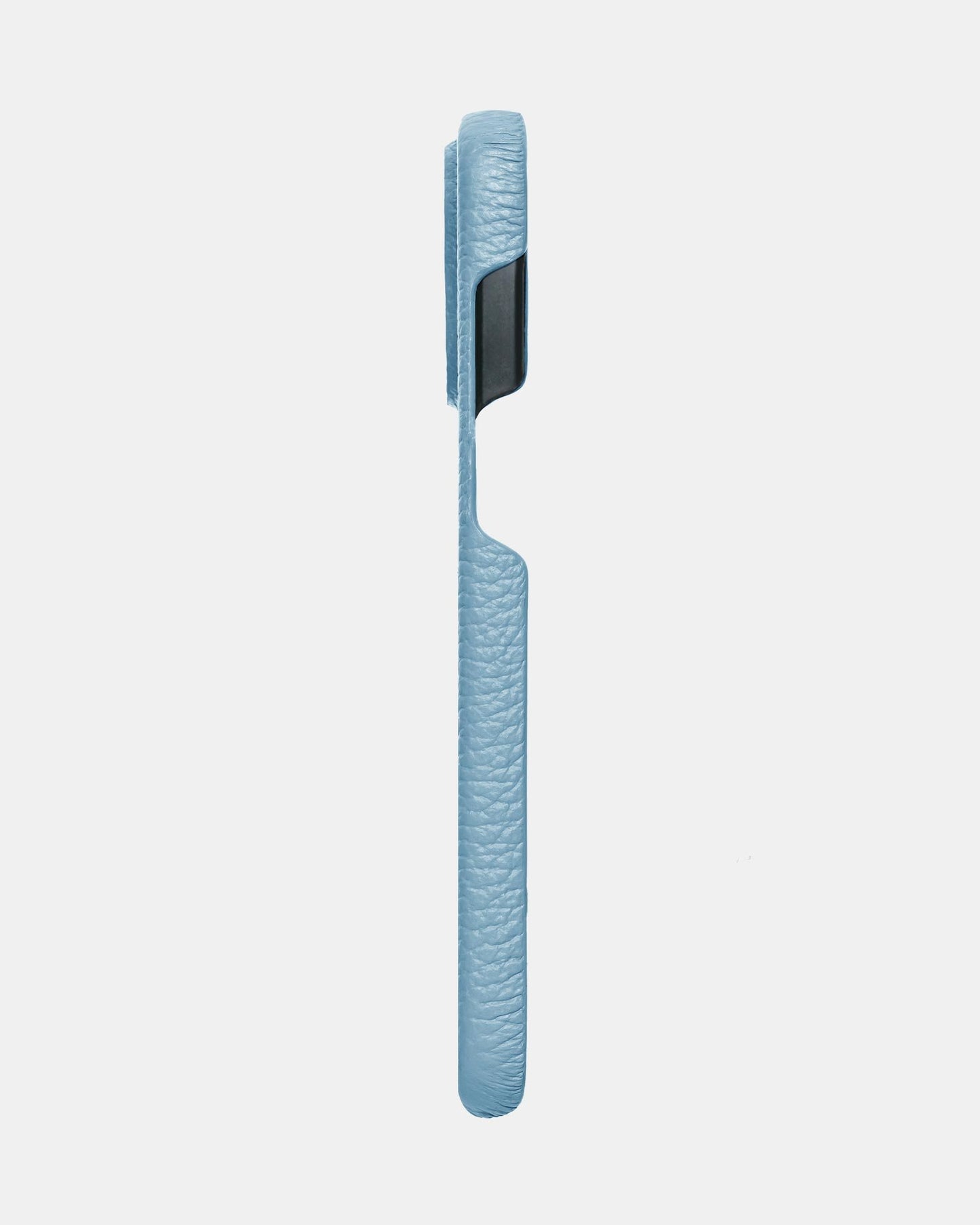 Блакитний шкіряний чохол для iPhone 13 Pro Max