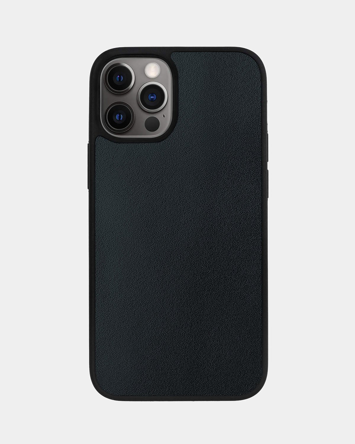 Чохол із темно-синьої телячої шкіри для iPhone 12 Pro Max