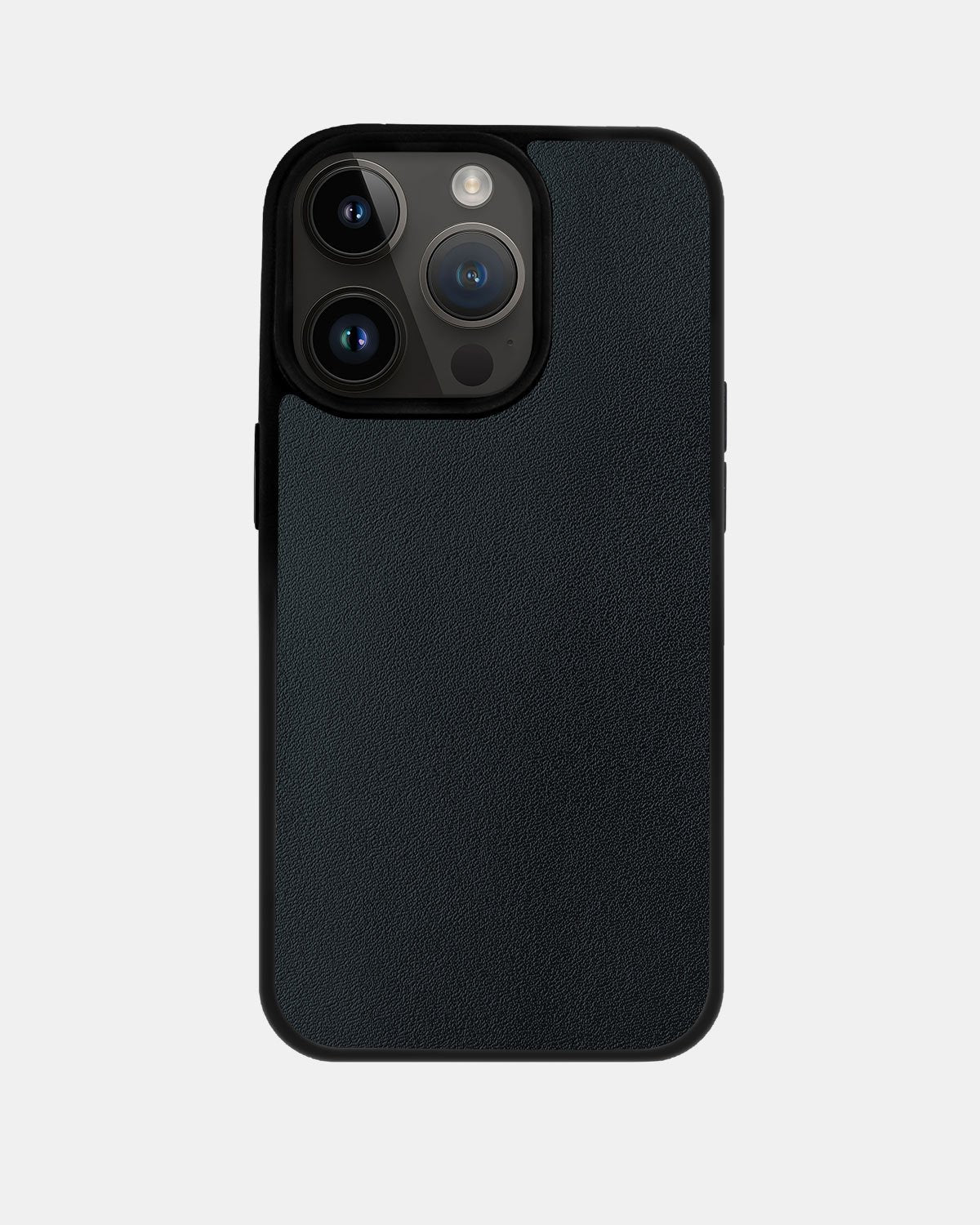 Чохол із темно-синьої телячої шкіри для iPhone 14 Pro Max