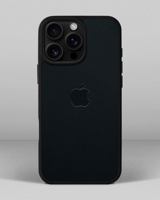 Чохол для iPhone 14 Pro Max в темно-синього кольорі з логотипом яблука