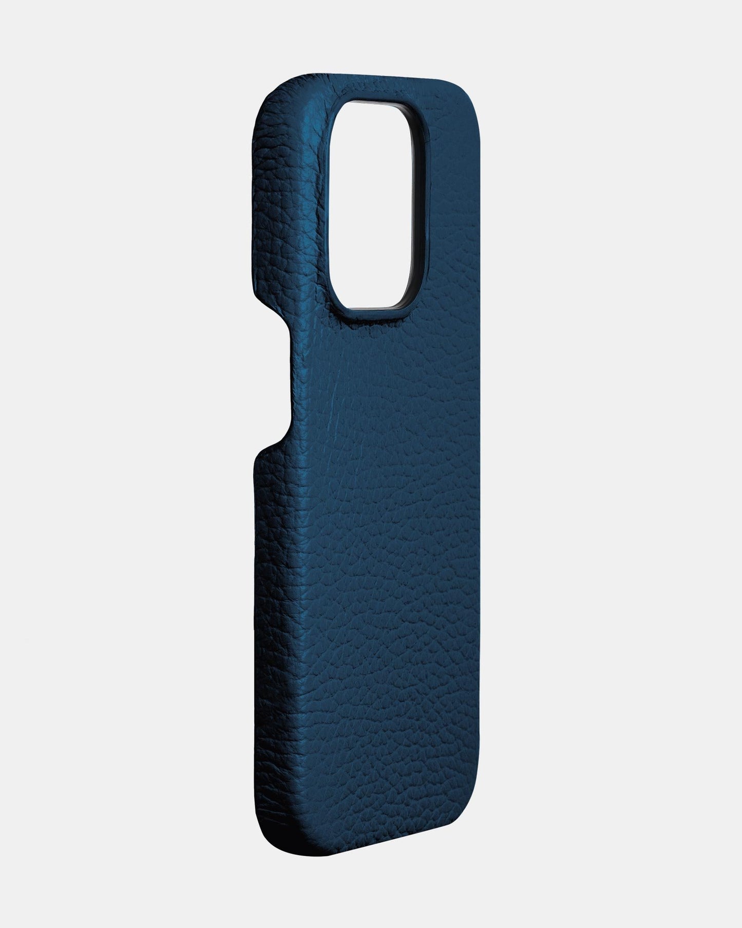 Темно-синій шкіряний чохол для iPhone 13 Pro Max