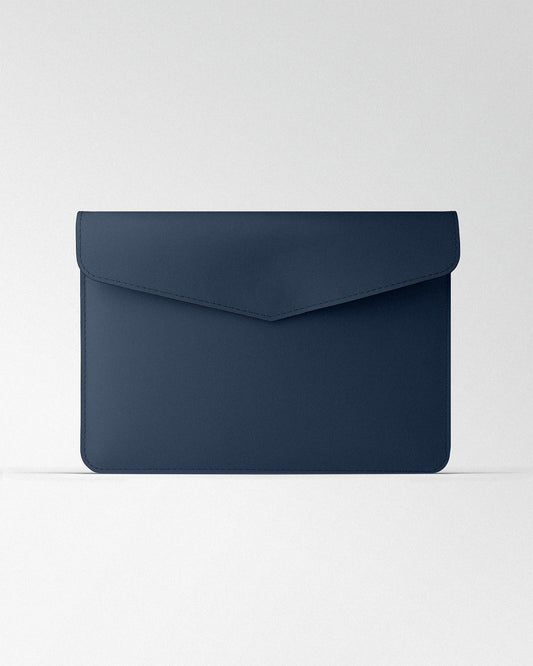 Чохол Magnetic із темно-синьої телячої шкіри для MacBook