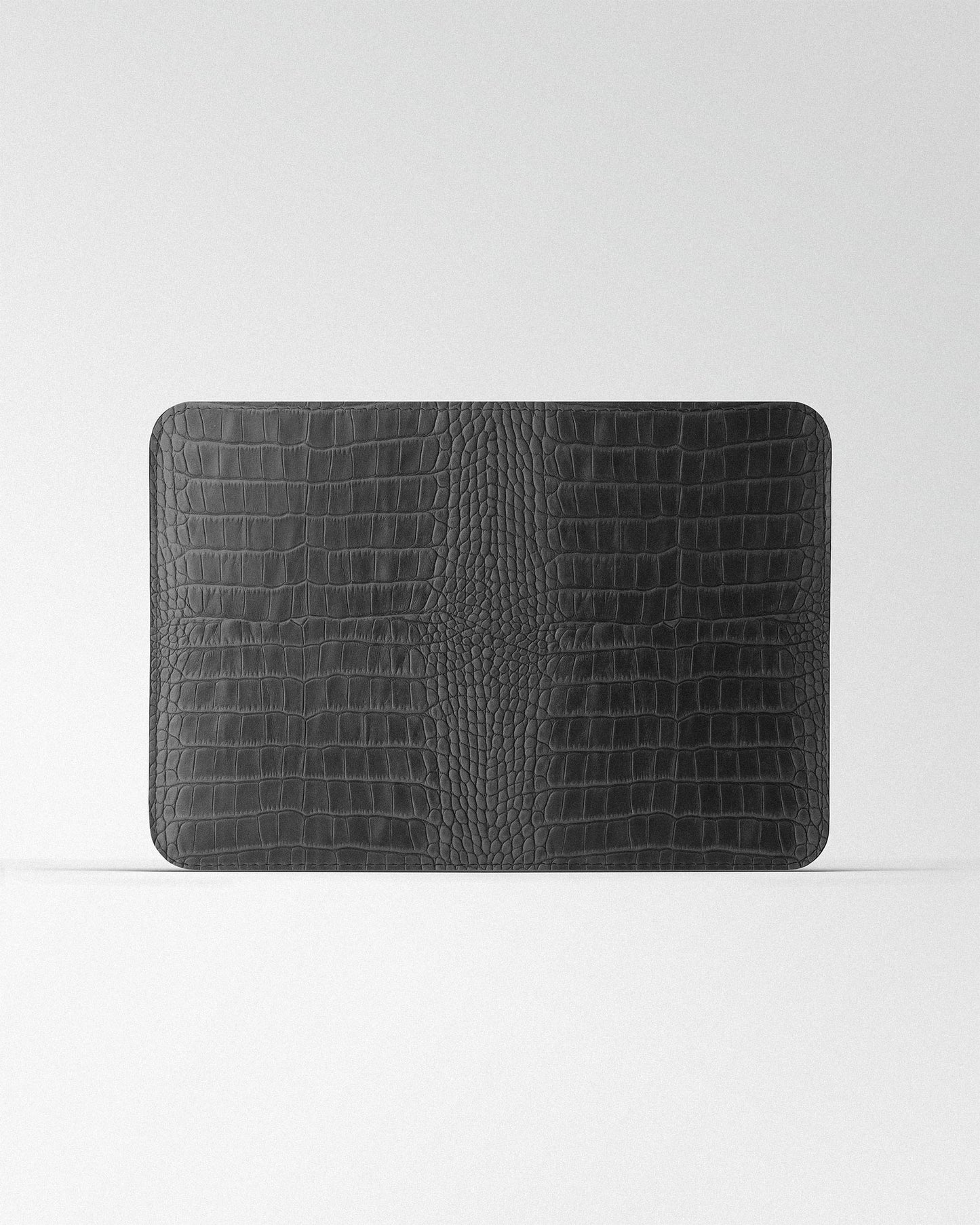Чохол Minimalist з сірого тиснення під крокодила для MacBook