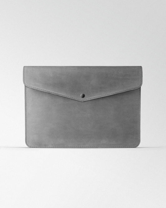 Чохол Envelope із сірого крейзі хорс для MacBook