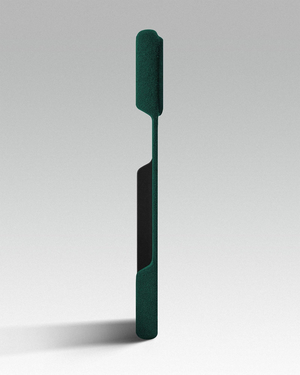 Green alcantara case for iPhone 16 Plus