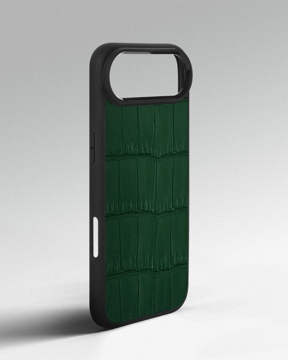 Dark Green Crocodile Leather Case for iPhone 17 Air