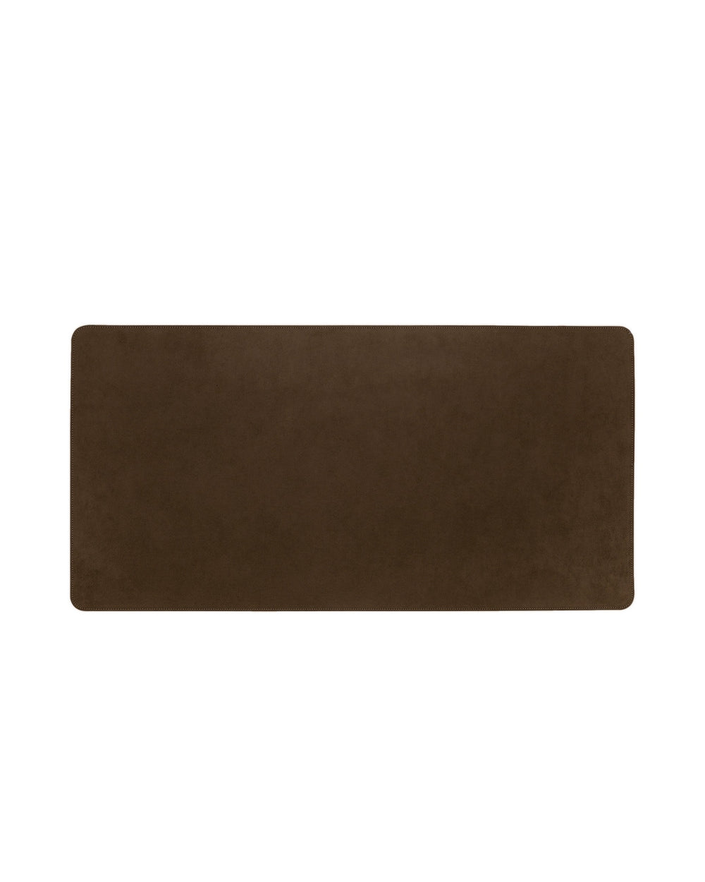 Desk mat made of blue alcantara