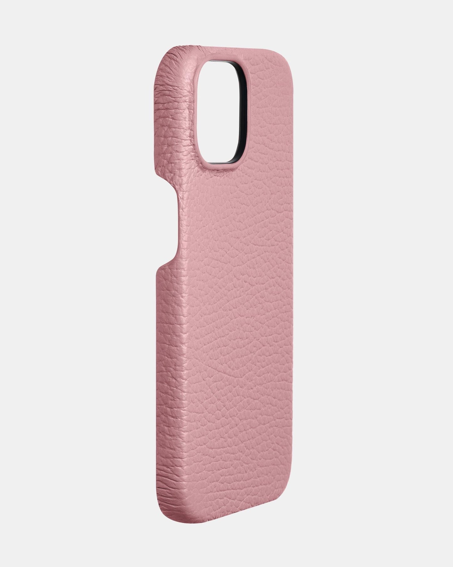 Рожевий шкіряний чохол для iPhone 16