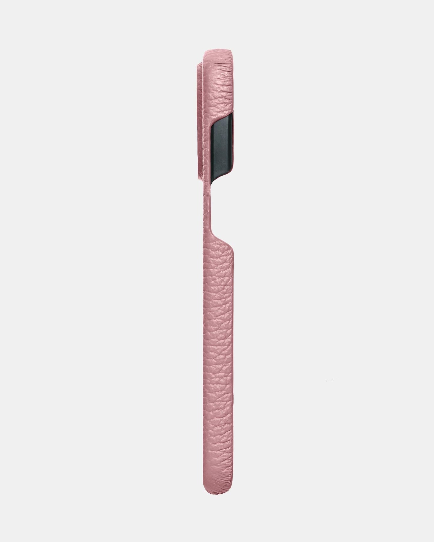 Рожевий шкіряний чохол для iPhone 15 Pro Max