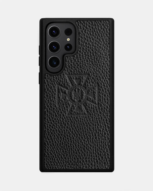 Чохол із шкіри флотар із тисненням емблеми ДСНС для Samsung