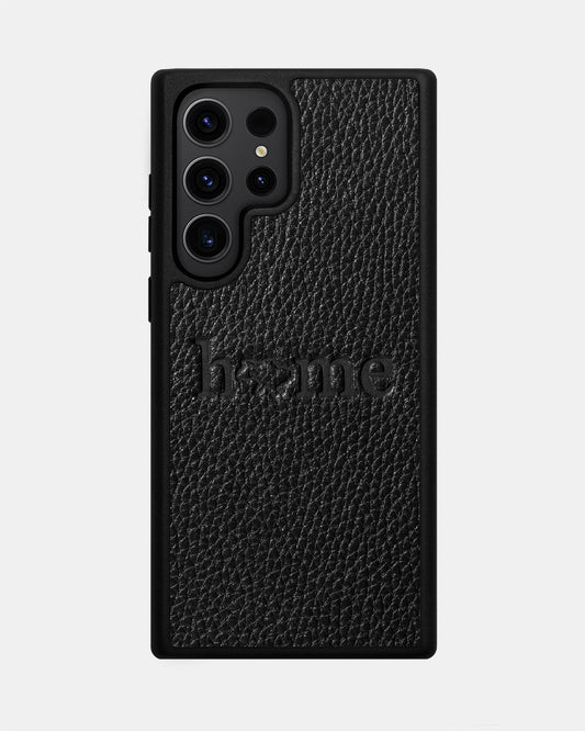 Чохол із шкіри флотар із тисненням HOME для Samsung