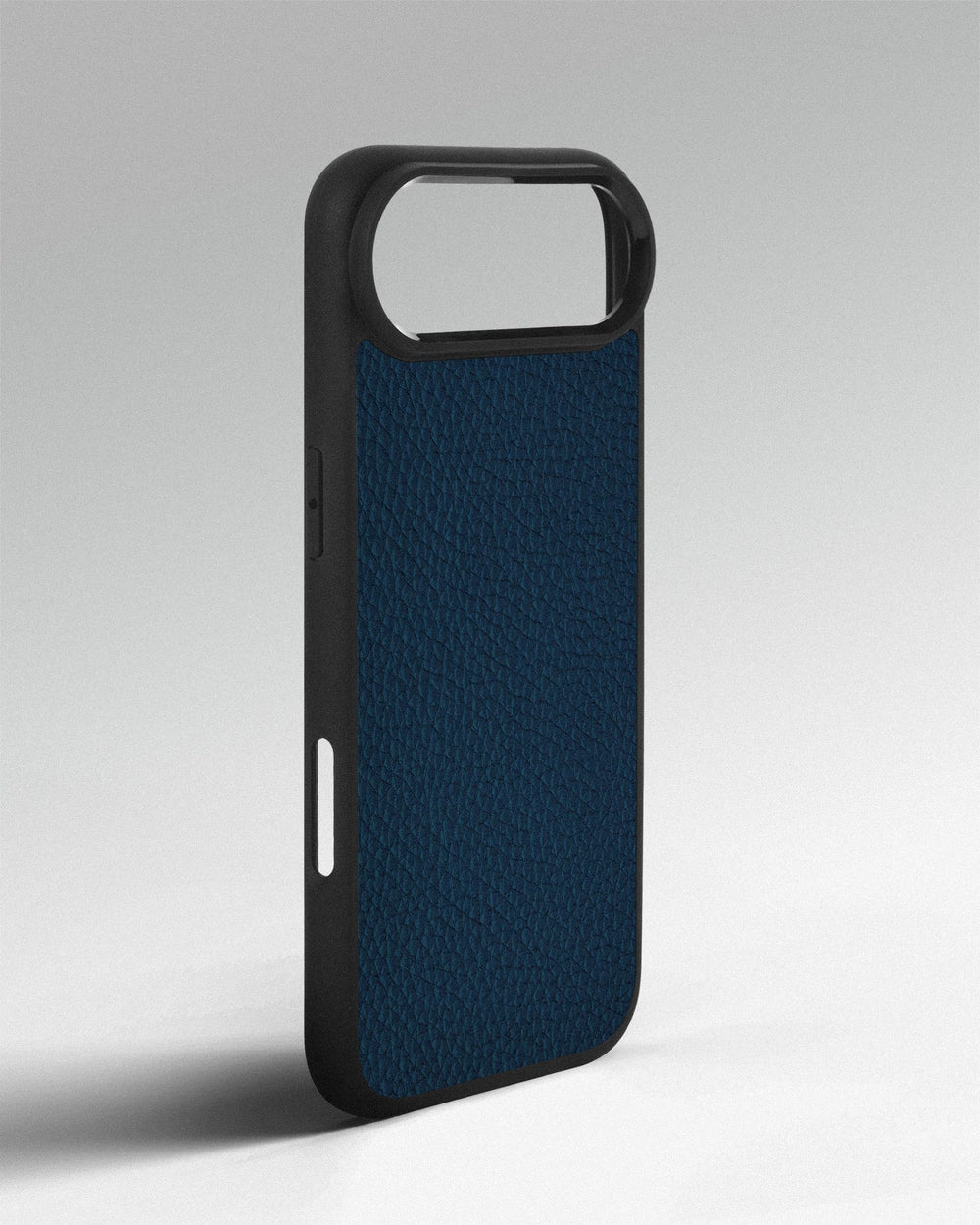 Navy blue calfskin floater case for iPhone 17 Air