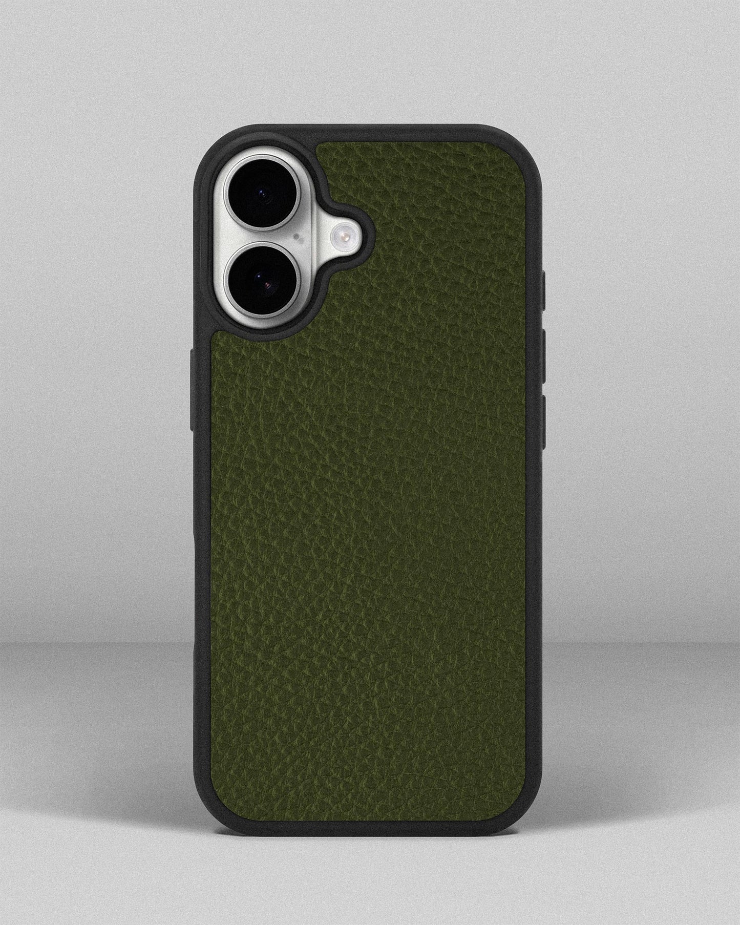 Чохол із зеленої телячої шкіри флотар для iPhone 17