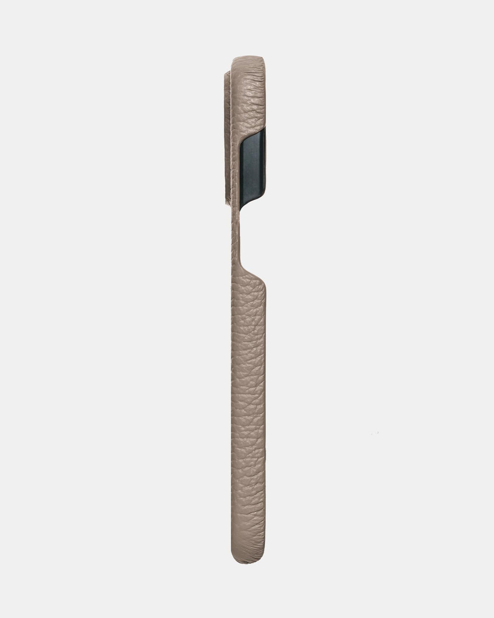 Бежевый кожаный чехол для iPhone 15 Pro